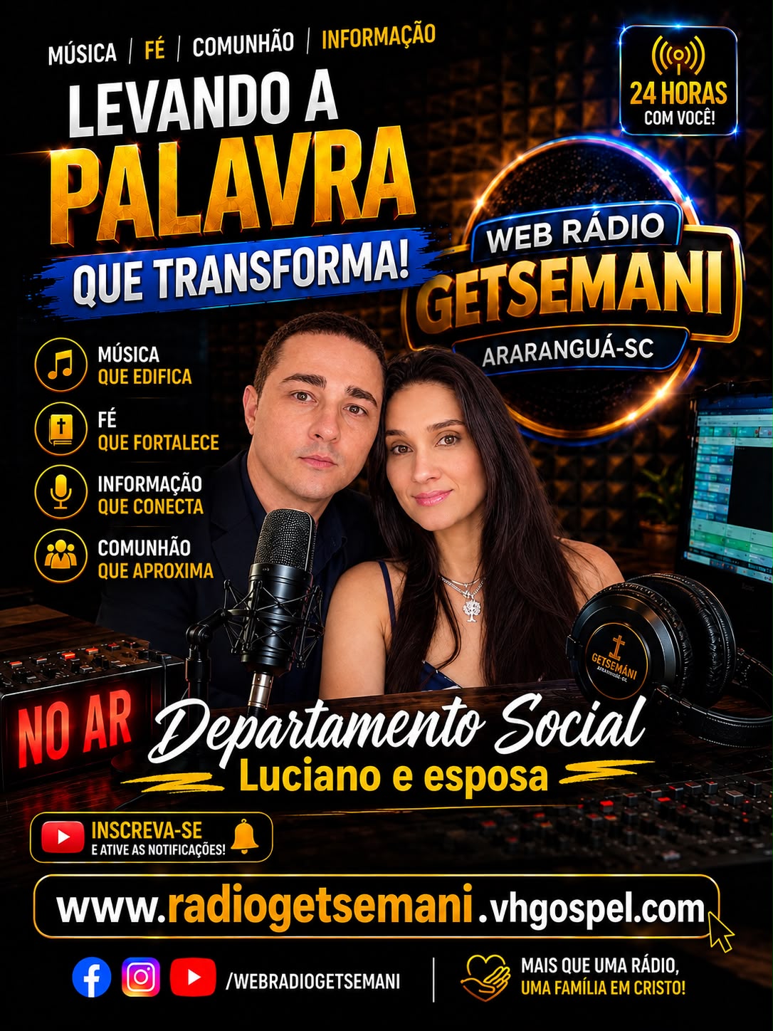 Luciano e esposa
